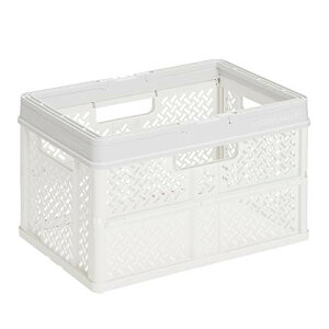 天馬(Tenma) 使用しない時は折りたたんでコンパクトに畳めるバスケット おしゃれなデザイン 折り畳みコンテナ ボックス カゴ 収納 送料無料