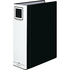 コクヨ ファイル パイプ式ファイル エコツインR(両開き) A4 2穴 800枚収容 黒 フ-RT680D 送料無料