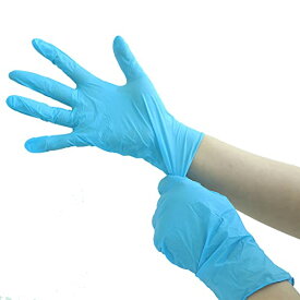 [山善] ニトリル手袋 10箱(1000枚) パウダーフリー 粉なし 食品衛生法適合 左右兼用 伸縮性 強度 使い捨て手袋 YZ-NGー 送料無料