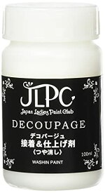 和信ペイント デコパージュ 接着&仕上げ剤[つや消し] 100ml JLPC001 送料無料