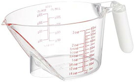 パール金属 耐熱 計量 メジャー カップ 600ml ホワイト ナチュラル ユニバーサル 日本製 C-522 送料無料