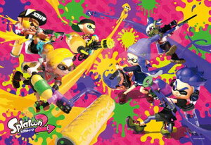 �G���X�J�C 300�s�[�X �W�O�\�[�p�Y�� �X�v���g�D�[��2 (Splatoon2) �i���o���o�g�� 26x38cm 300-1195 ��������