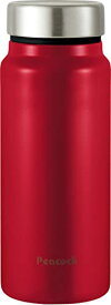 ピーコック魔法瓶工業 水筒 ステンレス ボトル スクリューマグボトル (軽量タイプ) 400ml レッド AKY-40 R 送料無料