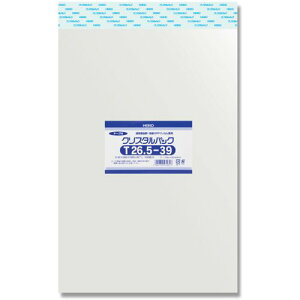 シモジマ ヘイコー 透明 OPP袋 クリスタルパック テープ付 26.5×39cm 100枚 T26.5-39 006742910 送料無料