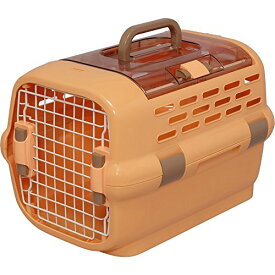 アイリスオーヤマ ドライブペットキャリー クレート オレンジ 小型犬用 Mサイズ 送料無料