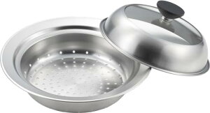 ヨシカワ 見える! お鍋用 蒸し器 18〜20cm用 YJ3625 送料無料