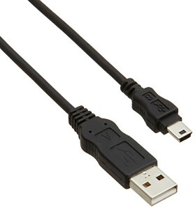 �G���R�� USBmini�P�[�u�� RoHS�w�ߏ��� USB A �I�X-USB miniB �I�X 1.5m �u���b�N USB-ECOM51 ��������