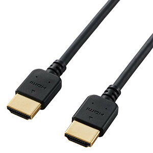 �G���R�� HDMI �P�[�u�� 2m 4K × 2K�Ή� ���炩 �u���b�N DH-HD14EY20BK ��������