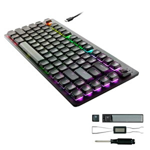 �G���R�� �Q�[�~���O�L�[�{�[�h V custom VK720AL ���[�v�� �L�� ���E�� ���C�� �A�i���O���m�X�C�b�`���� 75���T�C�Y ��������