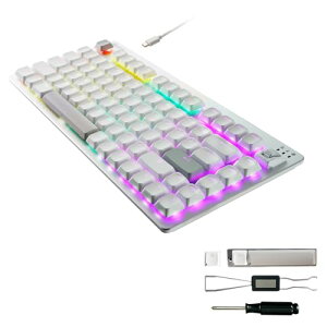 �G���R�� �Q�[�~���O�L�[�{�[�h V custom VK720AL ���[�v�� �L�� ���E�� ���C�� �A�i���O���m�X�C�b�`���� 75���T�C�Y ��������