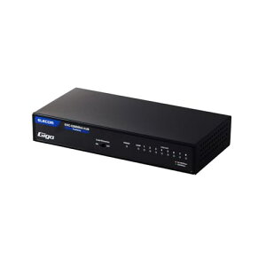 �G���R�� Giga�Ή��X�C�b�`���OHub 8�|�[�g ����➑� ���Εt�� �d���������f�� �u���b�N EHC-G08MN4-HJB ��������