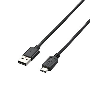 �G���R�� USB�P�[�u�� USB2.0 A-C 1m �u���b�N U2C-AC10BK ��������