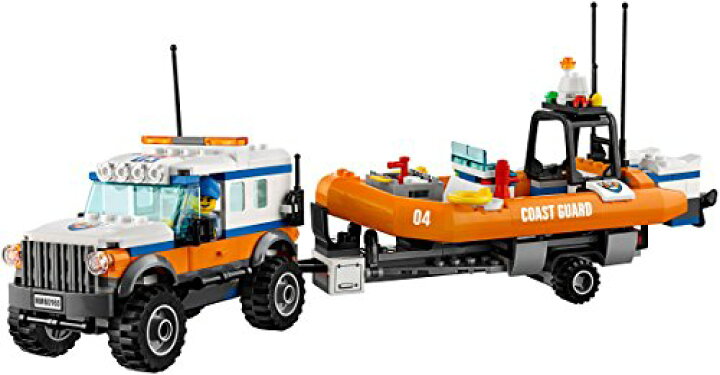 楽天市場】レゴ(LEGO)シティ 海上レスキューボートと4WDキャリアー 