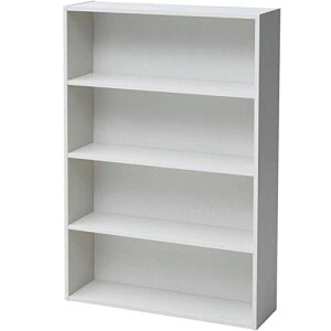 山善(YAMAZEN) 文庫本収納ラック 本棚 幅60×奥行17×高さ89cm? ホワイト 木目調 CMCR-9060(JW) 送料無料