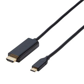 エレコム USB-C HDMI 変換 ケーブル 1.0m (USB C to HDMI) ブラック CAC-CHDMI10BK 送料無料