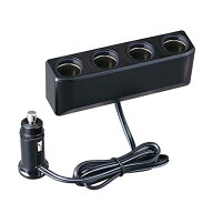 セイワ(SEIWA) 車内用品 シガーソケット増設分配器 ソケット4連 コードタイプ F317 プラグ抜け防止 12V/2…
