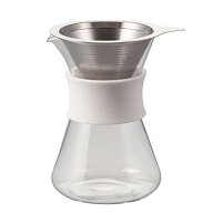 HARIO(ハリオ) ガラスコーヒーメーカー Glass Coffee Maker 実用400ml ホワイト ドリッパー デカンタセッ…