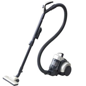 [山善] 掃除機 サイクロン クリーナー キャニスター掃除機 コード式 軽量 コンパクト すき間ノズル ブラシノズル 伸縮パイプ式 シャ 送料無料