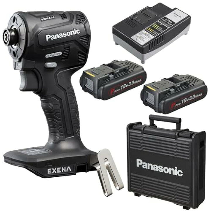 楽天市場】パナソニック 充電インパクトドライバー EXENA (18V 3.0Ah 