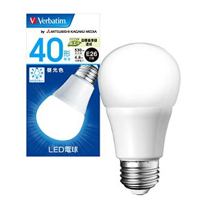 Verbatim バーベイタム LED電球 E26 40W相当 昼光色 (広配光 定格寿命40000時間 密閉器具対応) LDA5D-G 送料無料