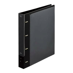 リヒトラブ myfa 推し活 4穴リング コレクションファイル A4 ジェットブラック F3300-24 送料無料