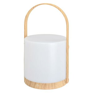 オーム(OHM)オーム電機 テーブルランプ 北欧風 和風 おしゃれ LED 木目調 USB充電式 調光 電球色 デスクスタンド インテリ 送料無料