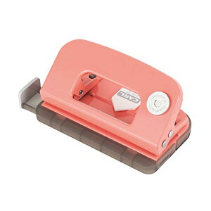 カール事務器(CARL) 穴あけパンチ 小型 デコレパンチ 2穴 10枚 ピンク DPN-35-P 送料無料