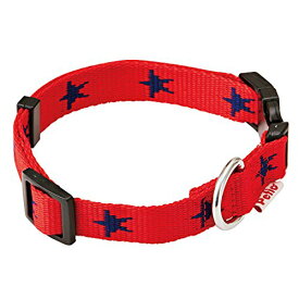 ペティオ (Petio) 首輪 メリカジ スターカラー レッド 犬用 S サイズ 送料無料