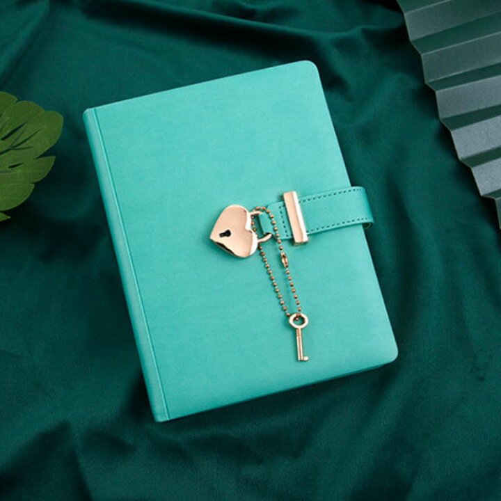 楽天市場】日記帳 鍵付き B6 ハート型 ロック付き 手帳 鍵付き日記帳  