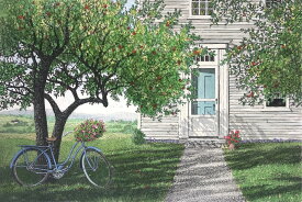 キャロル・コレット 「Under the Apple Tree 」Collette 手彩色銅版画選べる新品額付　国内 送料無料2020年新作