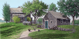 キャロル・コレット 「Summer On The Farm」Collette 手彩色銅版画選べる新品額付　国内 送料無料