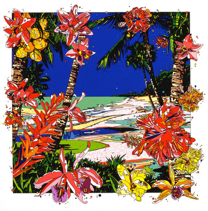 楽天市場】◇ 鈴木英人「パラディーゾ」-PARADISO- 1995年 シルク  