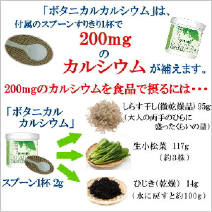 楽天市場 自然由来100 ボタニカル カルシウム 0g 送料無料 野菜由来の植物性カルシウム 計量スプーン付 カルシウム サプリメント カルシウム サプリ カルシウム 子供 顆粒 身長 パウダー 無添加 天然 子供 成長期 カルシウムパウダー グラース グラース