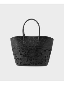 Shell Tote Bag GRACE CONTINENTAL グレースコンチネンタル バッグ ハンドバッグ グレー ブラック【送料無料】[Rakuten Fashion]