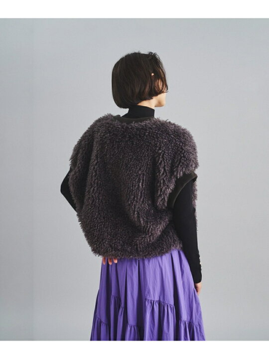 楽天市場】【SALE／30%OFF】ニットトリミングファーベスト GRACE 