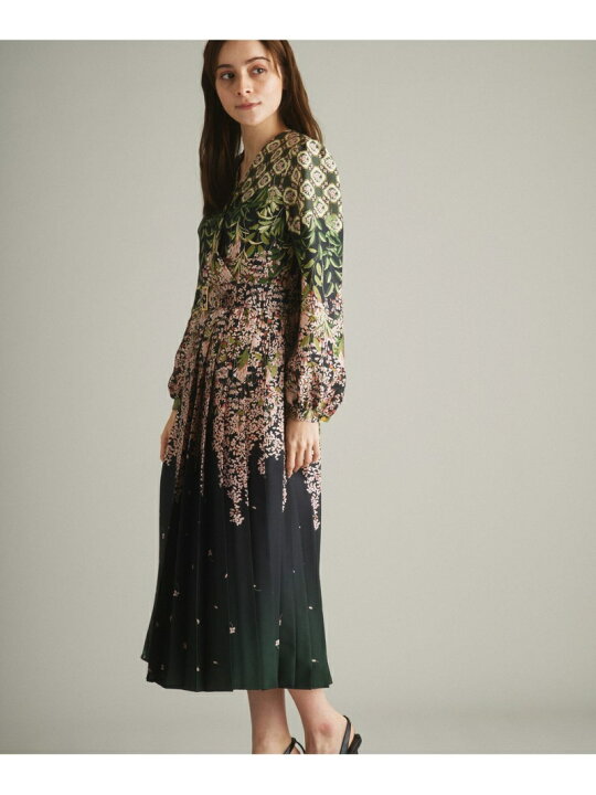 楽天市場】【SALE／30%OFF】フラワープリントプリーツワンピース GRACE 