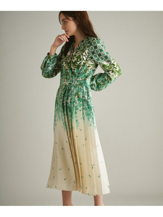 楽天市場】【SALE／30%OFF】フラワープリントプリーツワンピース GRACE 