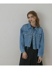 【SALE／50%OFF】フリンジデニムジャケット GRACE CONTINENTAL グレースコンチネンタル ジャケット・アウター デニムジャケット ブルー【RBA_E】【送料無料】[Rakuten Fashion]