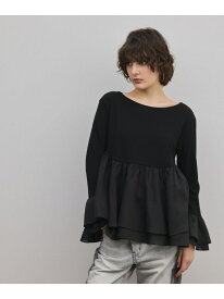 フレアカットトップ GRACE CONTINENTAL グレースコンチネンタル トップス カットソー・Tシャツ グレー ブラック ホワイト【送料無料】[Rakuten Fashion]