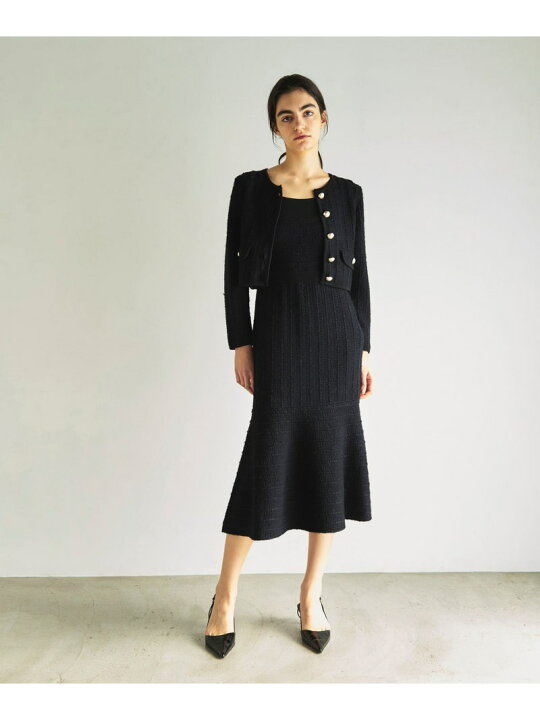 楽天市場】【SALE／40%OFF】ツイードマーメイドニットワンピース GRACE  