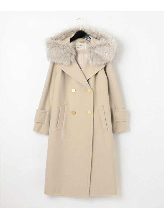 楽天市場】【SALE／60%OFF】フードファー付ウールコート GRACE  