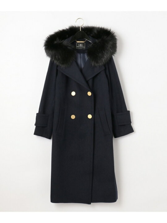 楽天市場】【SALE／60%OFF】フードファー付ウールコート GRACE 