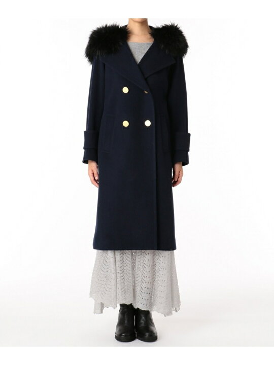 楽天市場】【SALE／60%OFF】フードファー付ウールコート GRACE  