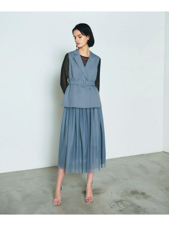楽天市場】【SALE／30%OFF】テーラーチュールワンピース GRACE 