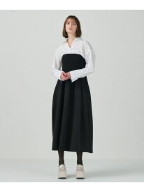 【SALE／60%OFF】ベアニットワンピース GRACE CONTINENTAL グレースコンチネンタル ワンピース・ドレス ワンピース ブラウン ブラック【RBA_E】【送料無料】[Rakuten Fashion]