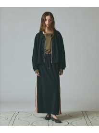 トリアセジャージジャケット GRACE CONTINENTAL グレースコンチネンタル ジャケット・アウター ブルゾン・ジャンパー ブラック カーキグリーン【送料無料】[Rakuten Fashion]