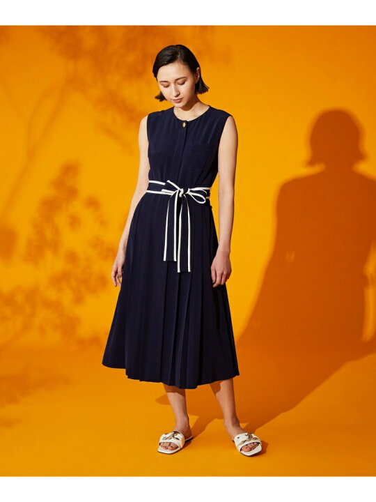 楽天市場】【SALE／30%OFF】プリーツ切替バイカラーワンピース GRACE  