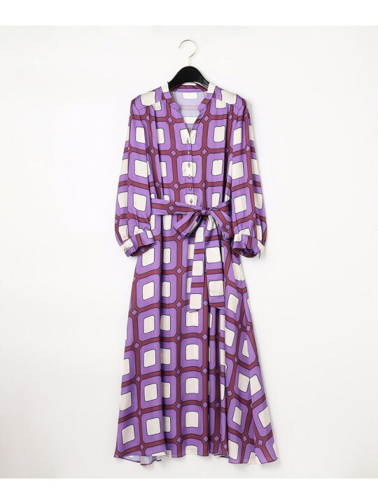 楽天市場】【SALE／60%OFF】サテンジオメトリックドレス GRACE  