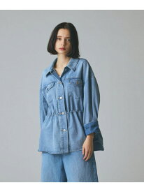 【SALE／50%OFF】デニムシャツジャケット GRACE CONTINENTAL グレースコンチネンタル ジャケット・アウター デニムジャケット ブラック ブルー【RBA_E】【送料無料】[Rakuten Fashion]