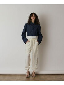 【SALE／50%OFF】タックスリーブデニムシャツ GRACE CONTINENTAL グレースコンチネンタル トップス シャツ・ブラウス ホワイト ブルー【RBA_E】【送料無料】[Rakuten Fashion]
